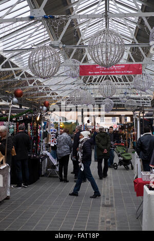 Marché de Noël de Londres Greenwich Banque D'Images