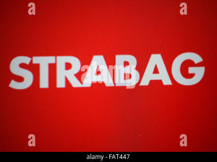 Markenname : 'Strabag", Berlin. Banque D'Images