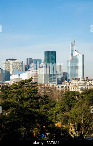 Gratte-ciel de la Défense d'affaires, financier, district de la Paris, France. Banque D'Images