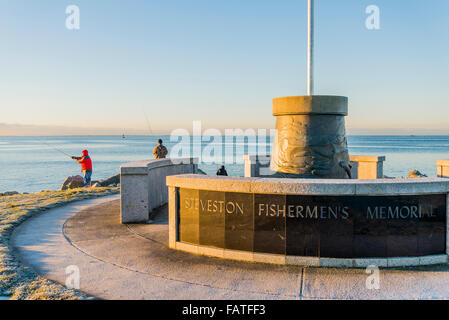 Aiguille de Steveston Fisherman's Memorial, Garry Point Park, Steveston, Richmond, BC, Canada Banque D'Images