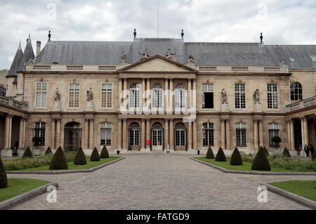 Le Musée des Archives Nationales (hôtel de Soubise) à Paris, France. Banque D'Images