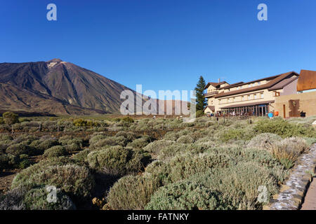 Tenerife, Îles Canaries - Parc national du Teide. Parador de Canadas del Teide, près de Roques de Garcia. Banque D'Images