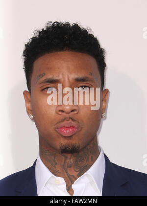 American Music Awards 2015 (AMA) - Arrivées comprend : Tyga Où : Los Angeles, California, United States Quand : 22 Nov 2015 Banque D'Images