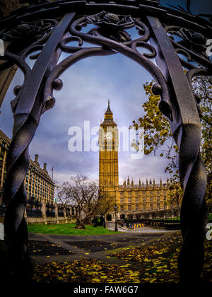 Big Ben et les chambres du Parlement, Londres, Royaume-Uni. Banque D'Images