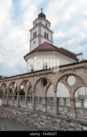 Dans l'église, Kranj, Slovénie Région Banque D'Images