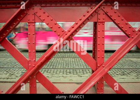 Pont d'acier structurel Banque D'Images