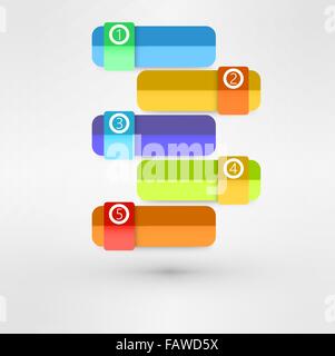 Résumé communication modèle avec flèches pour infografics à rayures Illustration de Vecteur