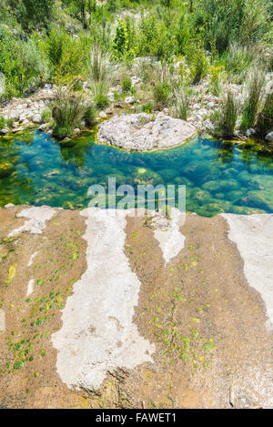 Rivière de la région de Peñíscola, Espagne Banque D'Images