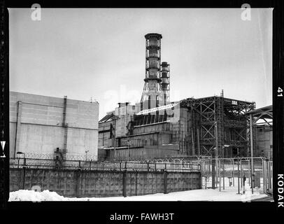 Réacteur de Tchernobyl - Impressions de Pripyat, une ville fantôme dans l'Ukraine, qui a été créée en 1970 dans le cadre de la construction de la centrale nucléaire de Tchernobyl et libérés à la suite de l'accident nucléaire en 1986. Au moment de la catastrophe le 26 avril 1986, il y a vécu près de 50 000 personnes. La plupart des résidents étaient les travailleurs de la centrale nucléaire. Le 26 avril 2015, le 30e anniversaire de la catastrophe nucléaire de Tchernobyl. Dans une étude réalisée sous la direction d'Anatoly Dyatlov simulation d'une panne de courant est survenue en raison de violations graves de la sécurité applicable req Banque D'Images