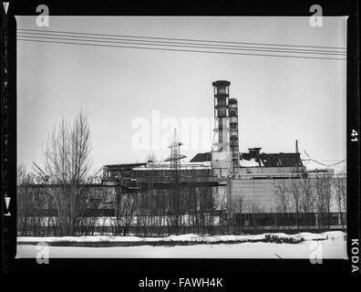 Réacteur de Tchernobyl - Impressions de Pripyat, une ville fantôme dans l'Ukraine, qui a été créée en 1970 dans le cadre de la construction de la centrale nucléaire de Tchernobyl et libérés à la suite de l'accident nucléaire en 1986. Au moment de la catastrophe le 26 avril 1986, il y a vécu près de 50 000 personnes. La plupart des résidents étaient les travailleurs de la centrale nucléaire. Le 26 avril 2015, le 30e anniversaire de la catastrophe nucléaire de Tchernobyl. Dans une étude réalisée sous la direction d'Anatoly Dyatlov simulation d'une panne de courant est survenue en raison de violations graves de la sécurité applicable req Banque D'Images