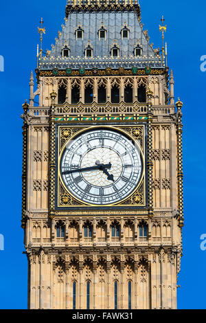 Londres, Big Ben clock tower Banque D'Images