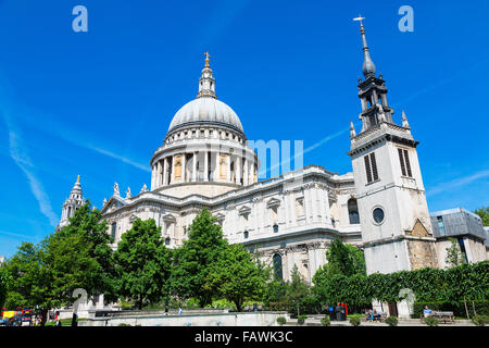 Londres, Grand Londres, la Cathédrale St Paul Banque D'Images