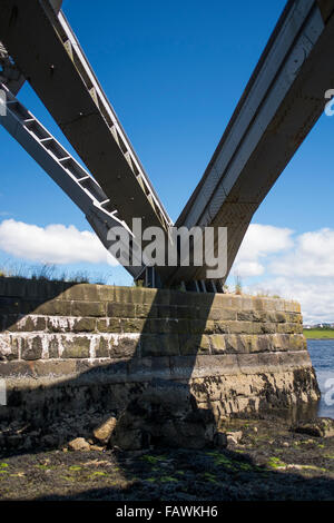 L'Connel Bridge s'étend sur la partie la plus étroite du Loch Etive à Argyll, sur la côte ouest de l'Écosse. Banque D'Images