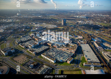 Centre Commercial, Centro Oberhausen, gazomètre, Centro-Park, Oberhausen, Ruhr, Rhénanie du Nord-Westphalie, Allemagne Banque D'Images