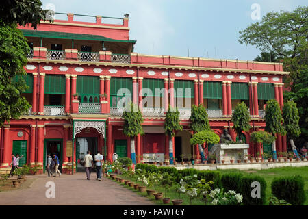 Rabindranath Tagore's House (Jorasanko Thakurbari) dans Jorasanko, Kolkata, Inde. Banque D'Images