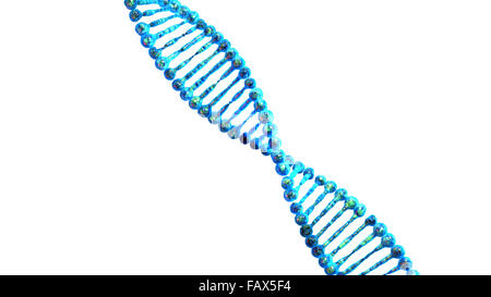 Rendu 3D haute résolution de l'ADN humain string Banque D'Images