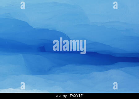 Détail d'un tunnel dans le Glacier Perito Moreno en Patagonie, Argentine. Banque D'Images