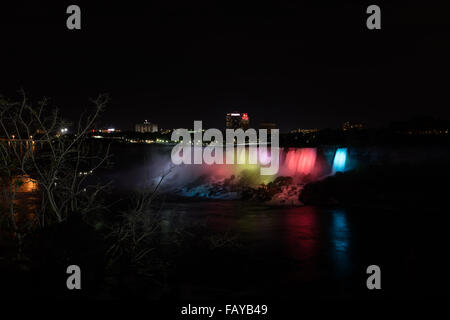 Niagaria falls, vue du côté canadien, Canada Banque D'Images