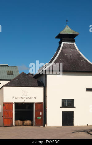 Malt Whisky Fettercairn Distillery Fettercairn -, dans l'Aberdeenshire, en Écosse. Banque D'Images