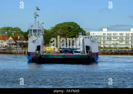 Car-ferry de Studland Sandbanks à Dorset Banque D'Images