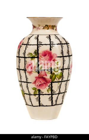 'Anciens' Trellis (A352) Ducal Couronne ware vase par A.G. Richardson & Co Ltd Banque D'Images