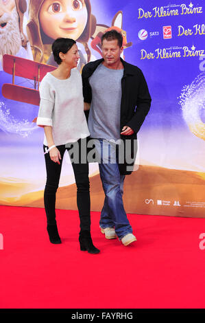 Premiere du film d'animation Der Kleine Prinz à Zoo-Palast avec : Marlene, Til Schweiger Shirley Où : Berlin, Allemagne Quand : 06 déc 2015 Banque D'Images