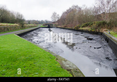 James Brindley Canal grâce à Smethwick dans le West Midlands industriels Banque D'Images