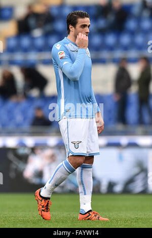 Rome, Italie. 6 janvier, 2016. Alessandro Matri Lazio. Roma 6-01-2016 Stadio Olimpico, Calcio football 2015-2016 Serie A Lazio - Carpi. Foto Antonietta Baldassarre / Insidefoto Insidefoto Crédit :/Alamy Live News Banque D'Images