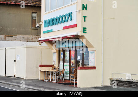 Marrocco's Italian Restaurant sur le front de Hove Brighton UK Banque D'Images