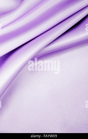 Fond tissu satin violet Banque D'Images