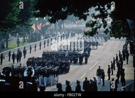 Washington, DC., USA, 10 juin, 2004 funérailles nationales pour le président Ronald Reagan. Credit : Mark Reinstein Banque D'Images