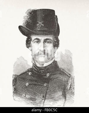 David Hunter était un général de l'Union pendant la guerre civile américaine. Il a réalisé la renommée par son ordonnance de 1862 non autorisée (annulation immédiate) de libérer les esclaves dans trois états du Sud et que le président de la Commission militaire d'essayer les conspirateurs impliqués dans l'assassinat du président américain Abraham Lincoln. Banque D'Images