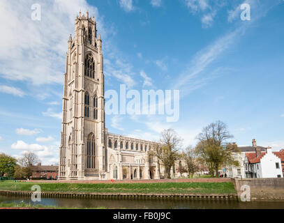 L'église St Boltoph (le 'Stump') de Boston, Boston, Lincolnshire, Angleterre, RU Banque D'Images