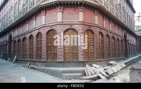 Centre historique de Mandawa, Rajasthan, Inde Banque D'Images