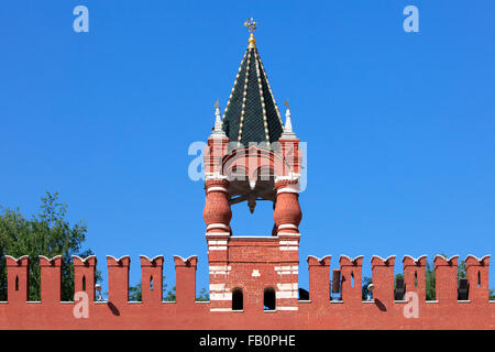 La tour du Tsar ou Tsarskaya Tower (1680) du Kremlin à Moscou, Russie Banque D'Images