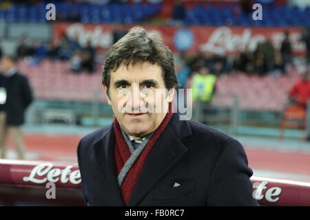 Naples, Italie. 06 Jan, 2016. Urbano Cairo au cours de match de football entre SSC Napoli et Torino au stade San Paolo de Naples, résultat final Napoli vs Torino 2-1. Credit : Salvatore Esposito/Pacific Press/Alamy Live News Banque D'Images