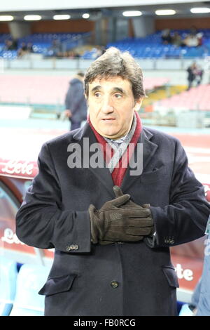 Naples, Italie. 06 Jan, 2016. Urbano Cairo au cours de match de football entre SSC Napoli et Torino au stade San Paolo de Naples, résultat final Napoli vs Torino 2-1. Credit : Salvatore Esposito/Pacific Press/Alamy Live News Banque D'Images