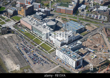 Une vue aérienne de l'Université de Birmingham, West Midlands Banque D'Images