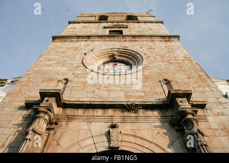 Sainte Marie de l'église du château, la Tour de Olivenza, Espagne Banque D'Images