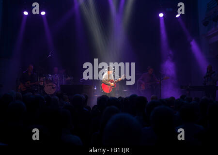 Édimbourg. L'Écosse, au Royaume-Uni. 7 janvier 2016. Roch Voisine joue sur la scène dans le Hall Queen à Édimbourg. Credit : Pako Mera/Alamy Live News Banque D'Images