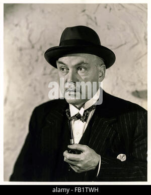 Le Dr John H. Watson comme joué par Nigel Bruce, 1945 encore de la publicité. Banque D'Images
