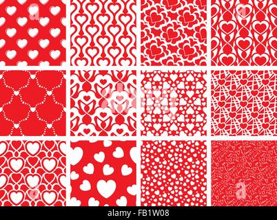 Modèle sans couture collection Illustration de Vecteur