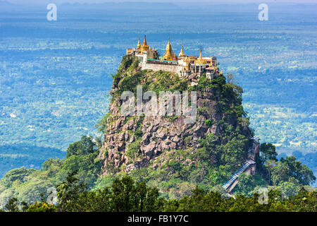 Mt. Popa, Mandalay Division, Myanmar. Banque D'Images