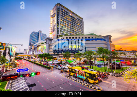 Centre commercial MBK à Bangkok, Thaïlande. Banque D'Images