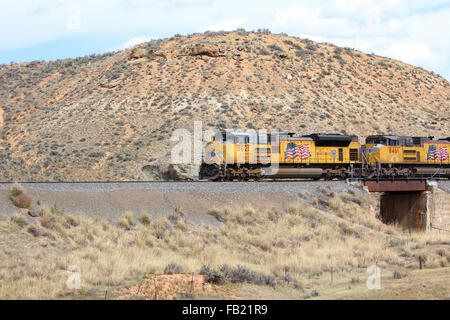 Diesel de locomotive de train moderne Banque D'Images