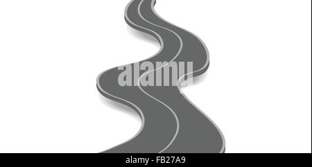 Résumé Contexte La route. Conception vectorielle Illustration de Vecteur