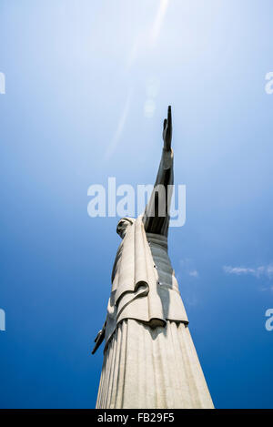 Statue du Christ Rédempteur, Rio de Janeiro, Brésil Banque D'Images