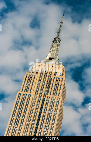 L'Empire State Building, Manhattan, New York, USA Banque D'Images