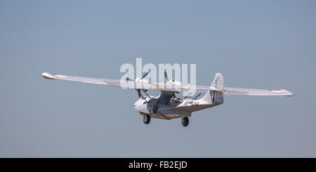 Pays-bas, Lelystad, Catalina PBY-5A flying boat ou hydravion Banque D'Images