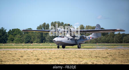 Pays-bas, Lelystad, Catalina PBY-5A flying boat ou hydravion Banque D'Images